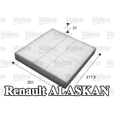 VALEO مرشح حبوب اللقاح CLIMFILTER COMFORT, مرشح الجسيمات — Renault Alaskan