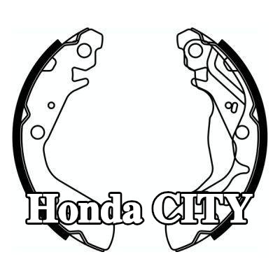 ABE مجموعة أحذية الفرامل للمحور الخلفي, 180mm — 2004 Honda City