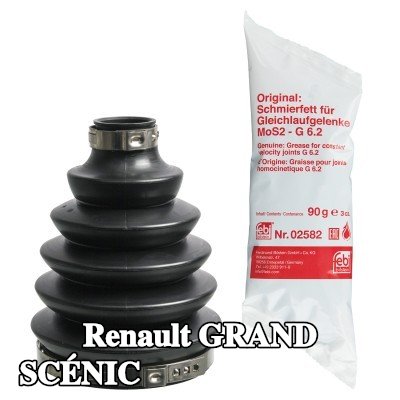 FEBI BILSTEIN طقم غطاء المحور، عمود الإدارة — Renault Grand Scénic