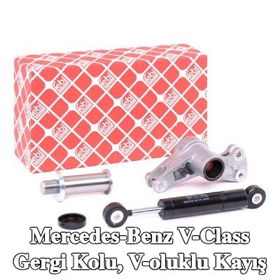 FEBI BILSTEIN Gergi kolu, Sabitleme/montaj malzemeli V-kanallı kayış — 2000 Mercedes-Benz V-Class