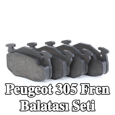 BOSCH Fren balatası seti 17, 8mm, gıcırtı önleyici plaka ile — Peugeot 305