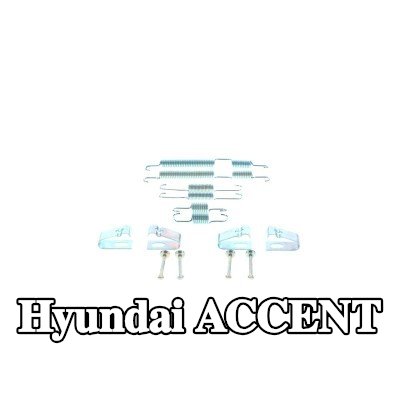 BOSCH مجموعة تركيب حذاء الفرامل مع نوابض — Hyundai Accent