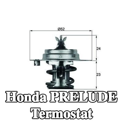 MAHLE Termostat 83°C, 52mm, contalı/sızdırmaz — 1990 Honda Prelude