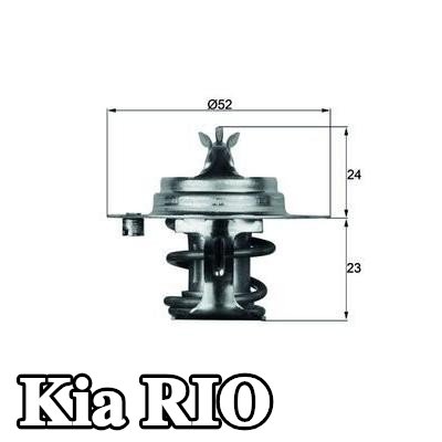 MAHLE ثرموستات 83°C, 52mm, مع حشية/مانع تسرب — 2002 Kia Rio