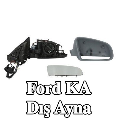 BLIC Sol yan ayna, Sağ, Mekanik — 2002 Ford Ka