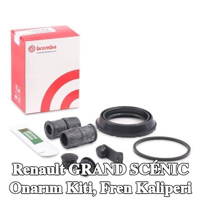 BREMBO Onarım Kiti, fren kaliperi — 2012 Renault Grand Scénic