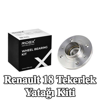 RIDEX Tekerlek yatağı kiti Arka Aks her iki taraf — Renault 18