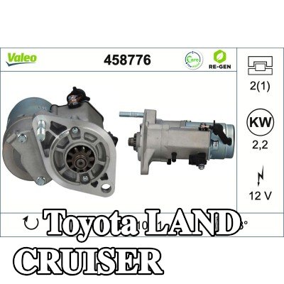 VALEO محرك التشغيل 2, 2kW — 1994 Toyota Land Cruiser