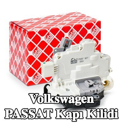 FEBI BILSTEIN Kapı kilidi Sol ön — 2012 Volkswagen Passat