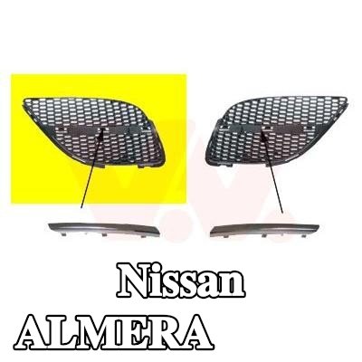 VAN WEZEL شبكة المبرد - اليمنى — Nissan Almera