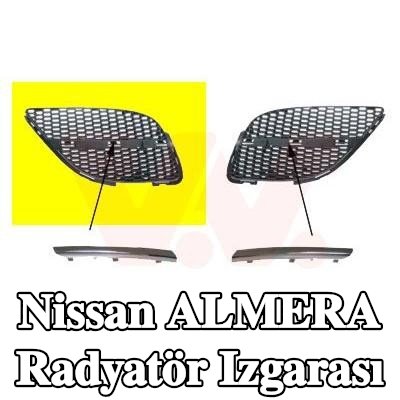 VAN WEZEL Radyatör ızgarası sağ — Nissan Almera