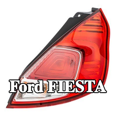 HELLA المصباح الخلفي الأيمن, مع حامل لمبة, مع لمبات — 2012 Ford Fiesta