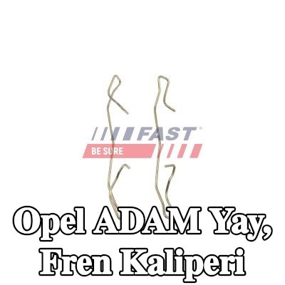 FAST Yay, ön aks fren kaliperi — Opel Adam