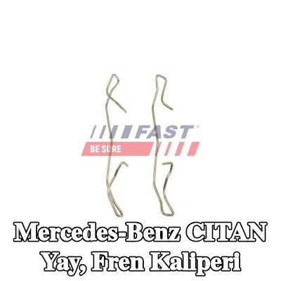 FAST Yay, ön aks fren kaliperi — Mercedes-Benz Citan