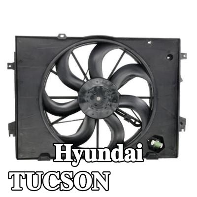 THERMOTEC مروحة, المبرد 470mm, مع غطاء مروحة المبرد — 2012 Hyundai Tucson