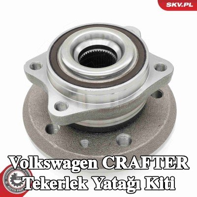 ESEN SKV Sol ön aks tekerlek yatağı kiti, Ön Aks Sağ, entegre ABS sensörü ile — Volkswagen Crafter