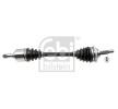 FEBI BILSTEIN Tahrik mili Ön Aks Sol, somunlu — Peugeot 206 (4)
