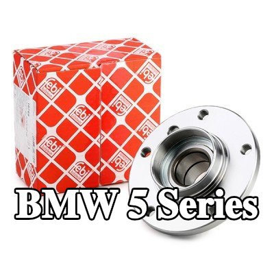 FEBI BILSTEIN مجموعة محامل العجلات للمحور الأمامي الأيسر, المحور الأمامي الأيمن, محمل العجلة المدمج في محور العجلة, مع حلقة مستشعر ABS — 2000 BMW 5 Series