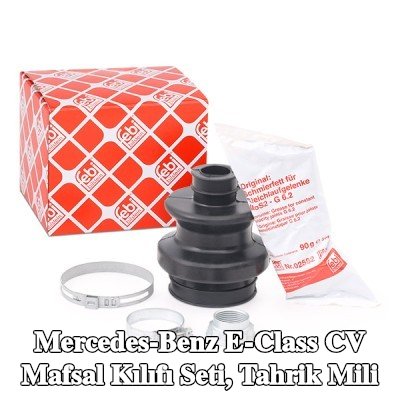 FEBI BILSTEIN CV kılıf kiti, Arka aks tahrik mili, Kauçuk — 1995 Mercedes-Benz E-Class