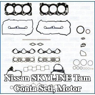 AJUSA Tam Conta Seti, silindir kapağı contalı motor, valf gövdesi contalı — Nissan Skyline
