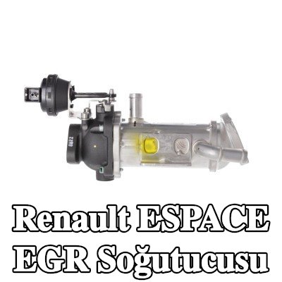 VALEO EGR valfsiz EGR soğutucusu, kelepçe olmadan, ORIGINAL PART — 2012 Renault Espace