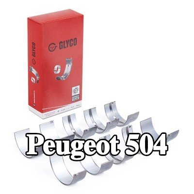 GLYCO محمل العمود المرفقي من سبائك الألومنيوم على قاعدة فولاذية — Peugeot 504
