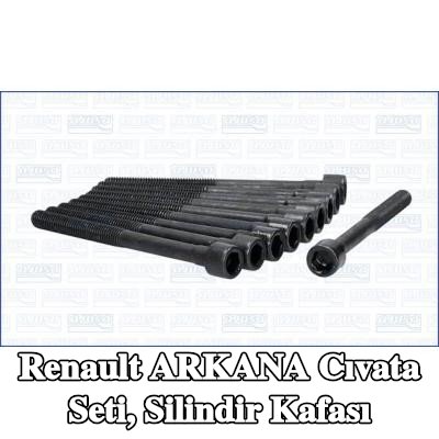 AJUSA Cıvata Kiti, silindir kafası M10, 121mm — Renault Arkana