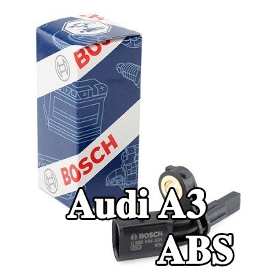 BOSCH مستشعر ABS المحور الخلفي الأيسر, بدون كابل — Audi A3