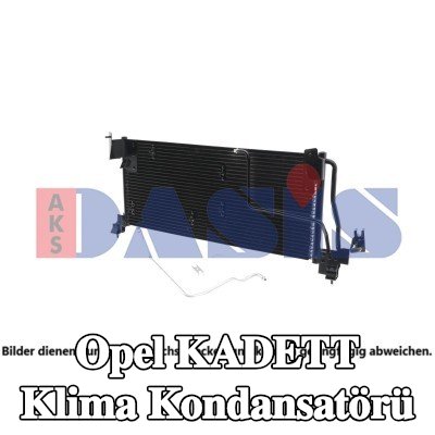 AKS DASIS Kurutucusuz klima kondansatörü — Opel Kadett
