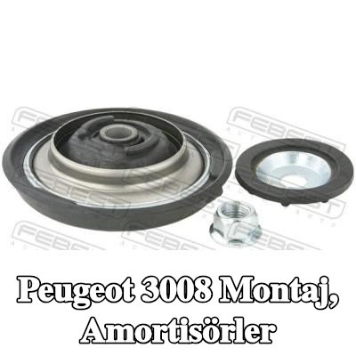 FEBEST Montaj, amortisörler Ön Aks — Peugeot 3008