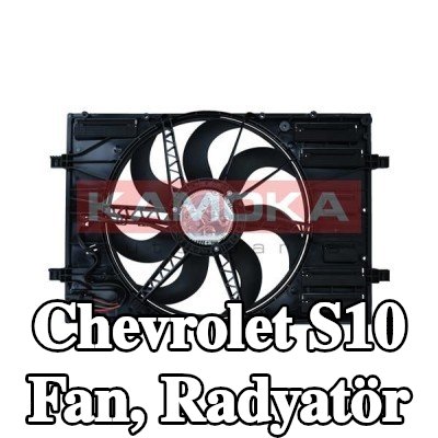 KAMOKA Fan, radyatör 438mm — Chevrolet S10