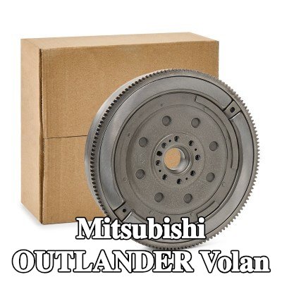 RIDEX REMAN Volan Sürtünme kontrol plakalı çift kütleli volan, vida seti olmadan, pilot yatak olmadan — Mitsubishi Outlander