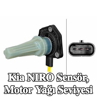 HELLA Sensör, conta/sızdırmazlık elemanlı motor yağ seviyesi — Kia Niro
