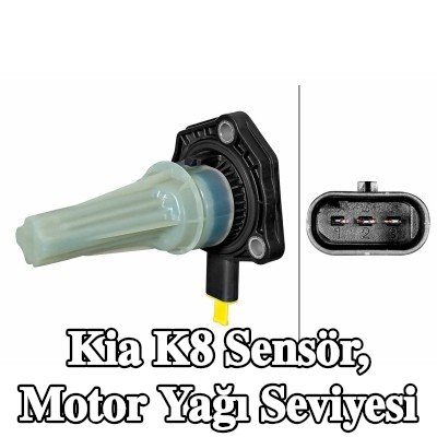 HELLA Sensör, conta/sızdırmazlık elemanlı motor yağ seviyesi — Kia K8
