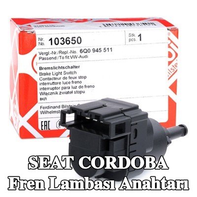 FEBI BILSTEIN Fren Lambası Anahtarı — SEAT Cordoba