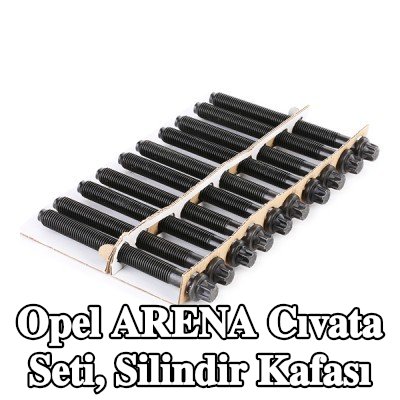 AJUSA Cıvata Kiti, silindir kafası M12, 121mm — 1997 Opel Arena