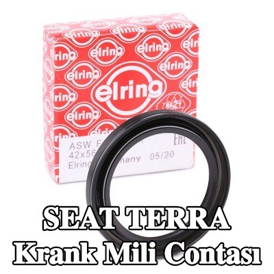ELRING FPM (florlu kauçuk) krank mili contası — SEAT Terra