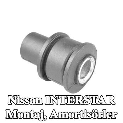TEDGUM Montaj, amortisörler Ön aks her iki taraf, Alt — Nissan Interstar