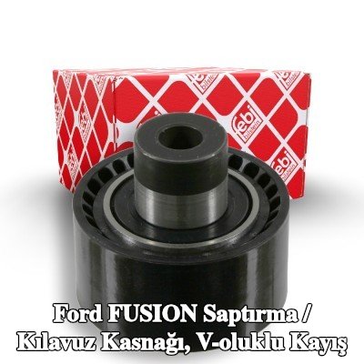 FEBI BILSTEIN Saptırma / kılavuz kasnağı, V-ribbed belt Outer Diameter: 51mm — Ford Fusion