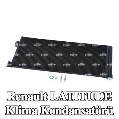NRF Klima kondansatörü EASY FIT, kurutuculu, conta halkası ile, azot dolgulu — Renault Latitude