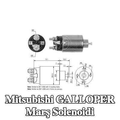 ERA Marş solenoidi — Mitsubishi Galloper
