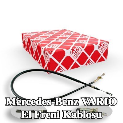 FEBI BILSTEIN El freni kablosu Sol Arka, Sağ Arka, 1530mm — 2000 Mercedes-Benz Vario