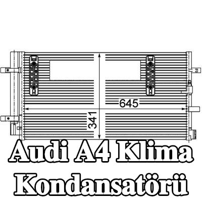 MAHLE Kurutuculu klima kondansatörü — 2012 Audi A4