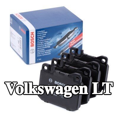 BOSCH مجموعة وسادات الفرامل 17, 5mm, مع لوحة مانعة للصرير — 1994 Volkswagen Lt