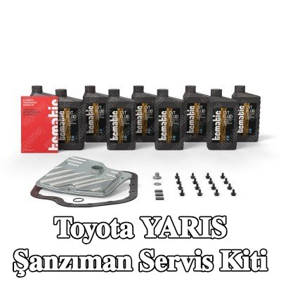 TCMATIC Şanzıman servis kiti Yağ Değişimi (boşaltma yoluyla), kapsamlı yağ değişimi için yağ miktarı ile — Toyota Yaris