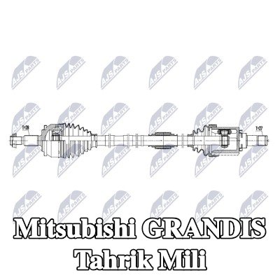 NTY Tahrik mili Ön Aks Sağ, 965mm — Mitsubishi Grandis