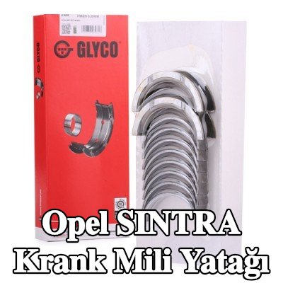 GLYCO Çelik tabanlı alüminyum alaşımlı krank mili yatağı — Opel Sintra