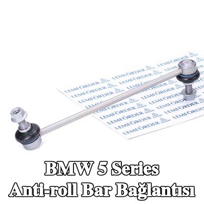LEMFÖRDER Ön aks sol anti-roll bar bağlantısı, Ön Aks Sağ, 298mm, Çelik — 2012 BMW 5 Series