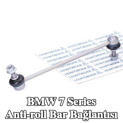 LEMFÖRDER Ön aks sol anti-roll bar bağlantısı, Ön Aks Sağ, 298mm, Çelik — 2012 BMW 7 Series