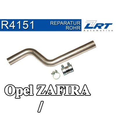 LRT أنبوب إصلاح، مرشح السخام/الجسيمات — 2005 Opel Zafira